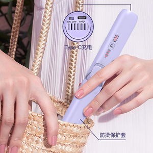 Wireless Mini Curling Iron Usb Rechargeable Portable Travel Hair Styler For Curly Hair - Product Image 2