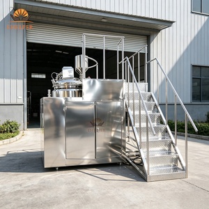 Cuve d'émulsification homogénéisante sous vide, 50-500L, agitateur à vitesse variable, cisaille à haut cisaillement pour la fabrication <span class=keywords><strong>de</strong></span> fromage - Product Image 2