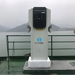 Station de recharge double pour bateaux, station de charge marine au sol avec paiement OCPP POS, deux pistolets Type 2 - Product Image 3