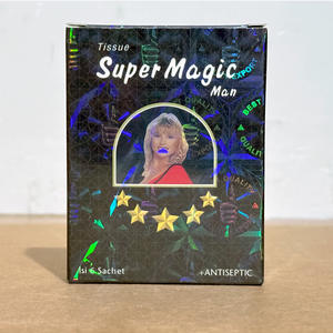 Lenços Umedecidos Super Magic Man Ecológicos para Homens Adultos, Viga, Promoção Quente - Product Image 2