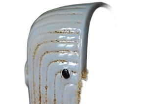 Jarra de ballena de cerámica, jarra, jarrón, soporte para utensilios, decoración náutica de peces - Product Image 2