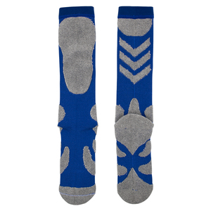 Zhongde <span class=keywords><strong>chaussettes</strong></span> de sport d'hiver hommes femmes genou haut anti-dérapant laine mérinos coton Logo personnalisé épais thermique <span class=keywords><strong>Ski</strong></span> Grip <span class=keywords><strong>chaussettes</strong></span> de football - Product Image 3