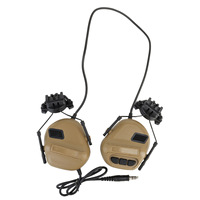 Casque audio tactique de 5e génération, version IPSC sans microphone à réduction de bruit, communication montée sur la tête