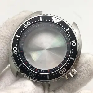 대체 SKX007 큰 전복 NH35A / NH36A 심장 개조 부품 다이빙 워치 케이스 스틸 케이스