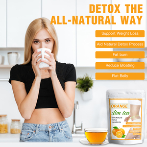 Mélange d'herbes naturelles de marque privée, thé <span class=keywords><strong>régime</strong></span> détox pour ventre plat, thé amincissant à saveur d'orange et de fruits - Product Image 3