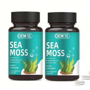 Private Label OEM ODM Irish Sea Moss <b>Capsules</b> High Potency Sea Moss <b>Pills</b> Sea Moss Supplement - Product Image 2