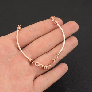 2026 Popular Niche Design <b>Rose</b> <b>Gold</b> Geometric Chain Bracelet Light Luxury Women's Copper Bracelets Trendy Jewelry Wholesale - Product Image 1