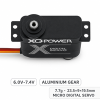 Nouveauté 2026 XQ-POWER S1009D Servo numérique micro sans noyau 9g 3KG 0.07s Étanche Boîtier tout métal Avion RC 7.4V