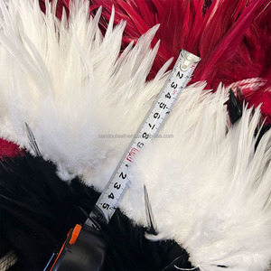 Piume di <span class=keywords><strong>gallo</strong></span> naturali bianche da 4-6 pollici all'ingrosso per <span class=keywords><strong>costumi</strong></span> e design - Product Image 3