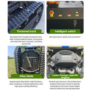 Chất Lượng Cao Cỏ Máy Cắt Một Máy Hai Mục đích Tuyết Xẻng Điều Khiển Từ Xa Mini Máy Cắt Cỏ - Product Image 6