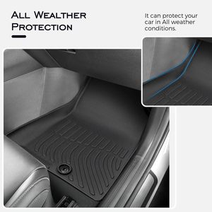 Alfombrillas de coche de TPE de alta calidad, duraderas, antideslizantes, para todo tipo de clima, delanteras y traseras, accesorios interiores para automóvil. - Product Image 6