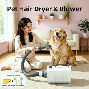 <b>Pet</b> Hair Dryer High Power 220V AC Motor Multifunctional For Dog Grooming Home Use - Product Image 2