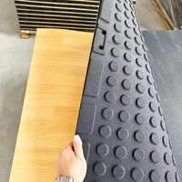 Tapis de sol en caoutchouc pour salle de sport, durable, insonorisant, en EPDM, à effet bois, écologique, personnalisable, résistant à l'eau, pour fitness et crossfit