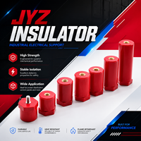 Aislador de Soporte para Barra Colectora Serie JYZ, Rojo, Espaciador Eléctrico de Bajo Voltaje para Panel de Distribución de Equipos de Conexión, Kit de Panel de Energía