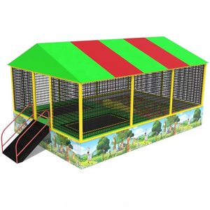 Nhỏ trampolines công viên NINJA CHIẾN BINH khóa học bọt Pit <span class=keywords><strong>Trampoline</strong></span> sân chơi trong nhà trong nhà <span class=keywords><strong>Trampoline</strong></span> cho trẻ em - Product Image 5