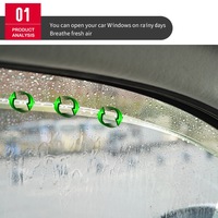 Visera para Ventana de Nissan Leaf 2018-2025, Precio de Fábrica, OEM, Protector de Lluvia, Deflector de Viento, Accesorios Exteriores para Auto, Venta al Por Mayor