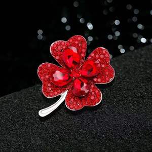 Broche de Flor com Pedras Preciosas e Pérolas Incrustadas em Seda <span class=keywords><strong>Vintage</strong></span> para Mulheres - Lançamento Quente - Product Image 6