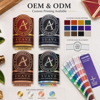 Étiquettes de cigares personnalisées OEM ODM avec impression de logo sur bande de cigare, options couleur complètes, finition en feuille d'aluminium pour cigares de marque privée