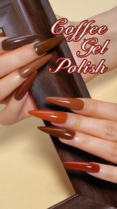 Vernis à ongles gel brun café, série Deep Color, pour manucure, gel UV LED 15ML, couleur nude hiver, effet soak-off - Product Image 5