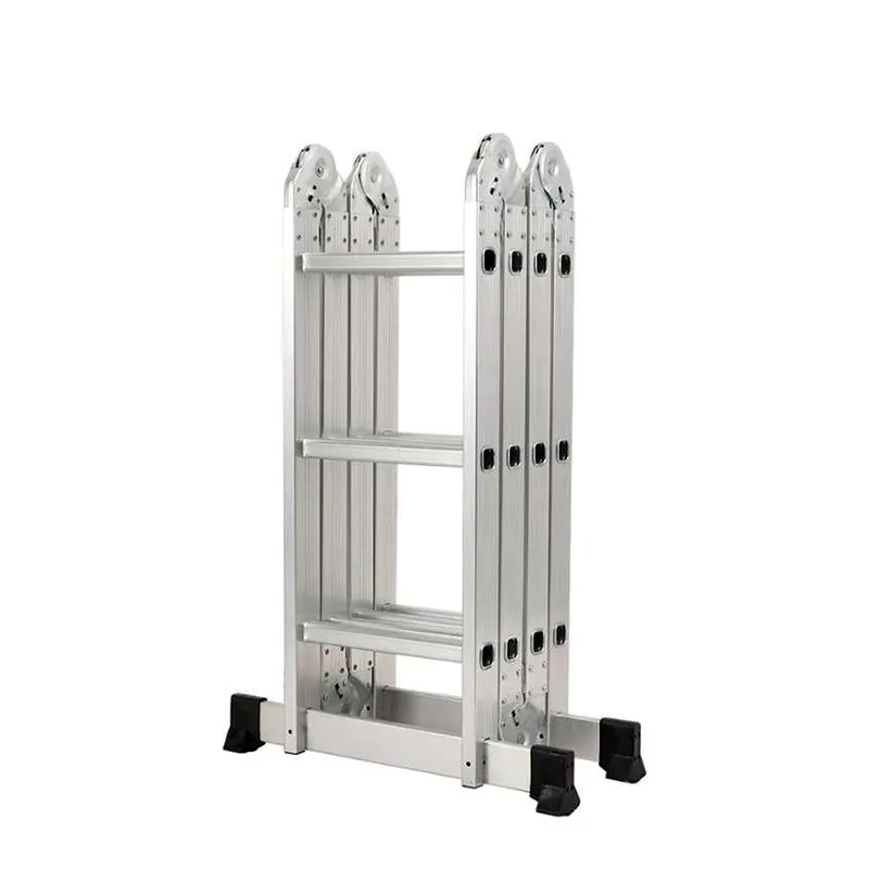 Grote Korting 3.6M 225 Lbs Multi-Use Ladder En131 12 Treden Opvouwbare Aluminium Magazijnladder