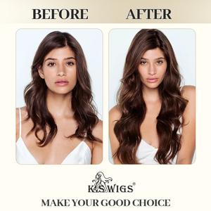 Extensiones de Cabello Humano Natural Liso Sedoso Ondulado Doble Trama Remy PU Invisible de 16-20 Pulgadas con Cinta Adhesiva, Color Oscuro y Rubio - Product Image 6