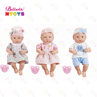 Muñecas Bebés Reborn de Vinilo de 12 Pulgadas, Realistas, con Chupete, Set de Regalo, Muñecas Bebés Reborn Suaves y Realistas
