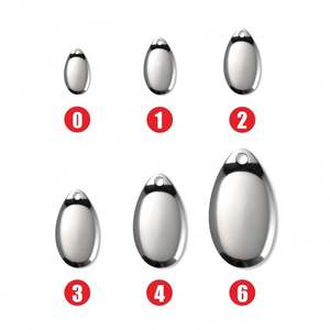 Usine En Gros Multi Taille Types De Pêche Spinner Cuillère En Laiton Lame De Pêche Accessoires De Pêche Spinner Lames - Product Image 3