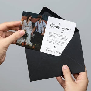 Cartes d'invitation <span class=keywords><strong>de</strong></span> <span class=keywords><strong>mariage</strong></span> modernes personnalisées, impression <span class=keywords><strong>de</strong></span> cartes <span class=keywords><strong>de</strong></span> remerciement photo recto-verso avec conception <span class=keywords><strong>gratuite</strong></span> - Product Image 3
