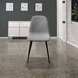 Chaise de salle à manger de style nordique, nouvelle collection, avec coussin en tissu luxueux, pour restaurants et hôtels - Product Image 2