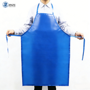 Tablier de travail industriel réutilisable en PVC imperméable, résistant à l'huile et aux acides, <span class=keywords><strong>pour</strong></span> abattoir et transformation des produits de la mer - Product Image 2