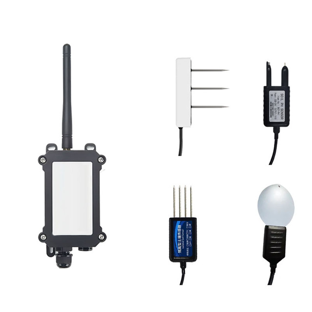 Smart Agriculture IOT/AIOT Device Lorawan Soil 8 in 1 Temperature Moisture EC Leaf Wetness Soil Sensor