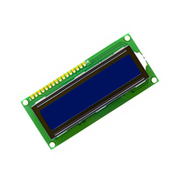 Layar LCD Karakter COB STN 16x2 Biru 5V dengan Lampu Latar LED, Layar 2.7 inci, Kontroler ST7066U, Modul LCD 1602 untuk Industri