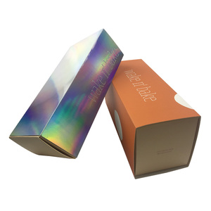 2019 Bán Buôn Biểu Tượng Tùy Chỉnh Trượt Đầy Màu Sắc Hoặc Kim Loại Màu Socks Hộp Bao Bì - Product Image 4