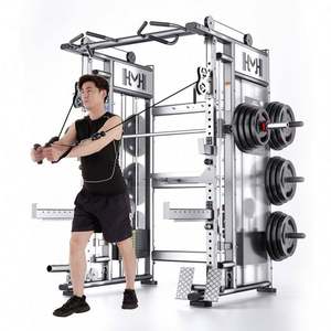 Máquina Smith de Acero para Uso Comercial al por Mayor, Equipo de Gimnasio Multifuncional Portátil y Duradero para Entrenamiento Físico, 450 kg MR5RS - Product Image 2