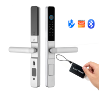 Cerradura Inteligente para Puerta con Huella Dactilar de Alta Seguridad, Cámara Integrada Anti-Espionaje, Código, Almacenamiento en la Nube Tuya y Wi-Fi