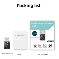 Kartu Jaringan Nirkabel USB Wifi Adapter Portabel Wifi 6 AX900 BT5.4 Tanpa Driver untuk PC