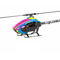 GOOSKY RS7 700 Class 3D Flybarless Elektro-RC-Helikopter-Bausatz Rosa/Gelb/Orange Flugzeugrahmen ohne Rotorblätter