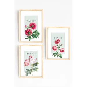 Patience Gratitude Prayer-<b>3</b>-Piece Wooden Framed <b>Wall</b> <b>Art</b> <b>Set</b> 30x40 40x60 17x40 - Product Image 3