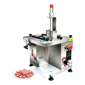 Rebanadora de Carne de Acero Inoxidable de Grado Alimenticio, Cortadora de Carne Fresca Eléctrica Comercial para Cocina y <span class=keywords><strong>Restaurante</strong></span> - Product Image 5