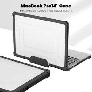Hard Shell Laptop Cover Laptop Drop Proof <strong>Case</strong> Cover Tpu Bumper <strong>Case</strong> With Kickstand for Macbook Pro16 M1 M2 2023 A2485 A2780) - Product Image 4