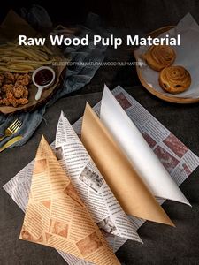 Wholesale Customized Environmentally Friendly Disposable Food Grade Greaseproof Coated Recyclable Biodegradable <b>Paper</b> - Product Image 5