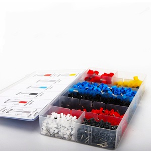 ขั้วต่อสายไฟฟ้าแบบหุ้มฉนวนสำเร็จรูป กล่องสีสำหรับขั้วต่อแบบหุ้มฉนวน VE แบบท่อ - Product Image 2