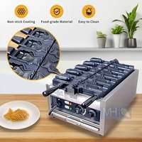 Machine à gaufres Taiyaki 220/110V pour la crème glacée et les snacks en forme de poisson, avec nouveau moteur, pour la restauration et la vente de nourriture de rue coréenne