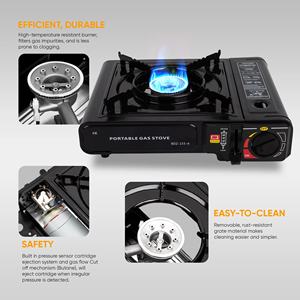 Estufa Portátil de <span class=keywords><strong>Gas</strong></span> <span class=keywords><strong>Butano</strong></span>, <span class=keywords><strong>Cocina</strong></span> de Camping, Quemador de <span class=keywords><strong>Gas</strong></span> para Exteriores, <span class=keywords><strong>Cocina</strong></span> de Barbacoa, Estufa de Camping a <span class=keywords><strong>Gas</strong></span> - Product Image 4