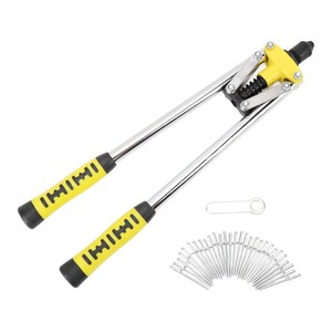 Outil de rivetage manuel à double poignée Kit d'outils de rivet professionnel efficace pour la réparation automobile, <span class=keywords><strong>moto</strong></span>, maison et industrie - Product Image 1
