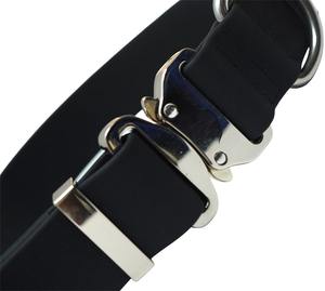 Collier pour chien de luxe rembourré en nylon robuste et résistant à l'usure avec revêtement en PVC et boucle métallique sécurisée pour chiens de taille moyenne à grande - Product Image 4