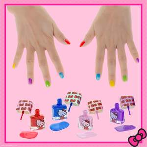 Estuche <span class=keywords><strong>de</strong></span> Maquillaje <span class=keywords><strong>Hello</strong></span> <span class=keywords><strong>Kitty</strong></span> con Set <span class=keywords><strong>de</strong></span> Cosméticos que Incluye Brillo Labial, Iluminador <span class=keywords><strong>de</strong></span> Ojos, <span class=keywords><strong>Esmalte</strong></span> <span class=keywords><strong>de</strong></span> <span class=keywords><strong>Uñas</strong></span> y Accesorios para el Cabello Modelo HK1200GG China - Product Image 6