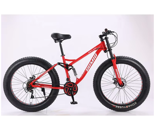 Bicicleta de Nieve de 20 Pulgadas con Portaequipajes Trasero Integrado, Neumático de Nieve 4.0, Neumático Grueso, Suspensión Delantera Personalizada para Montaña, Freno de Disco Doble - Product Image 5