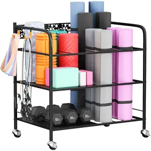 Home Exercise and Fitness Gear Gym Organizer attrezzatura da palestra Storage Yoga Mat Storage Rack Holder