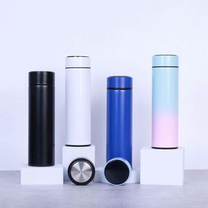 500ml <b>Smart</b> Water Bottle Led Digital Temperature Display Vacuum Flasks Stainless Steel Water Bottles - Product Image 1